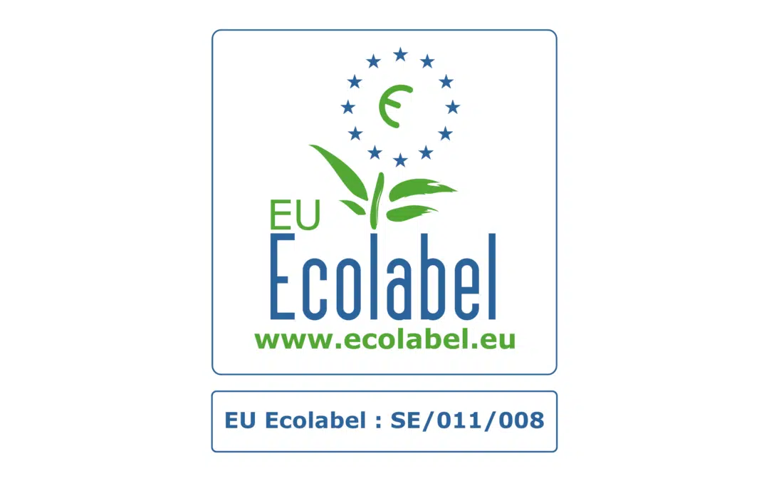 Lessebo Recycled is awarded with EU Ecolabel