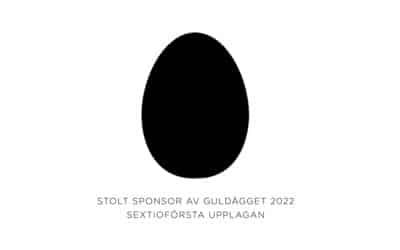 Lessebo Paper is a sponsor of Guldägget 2022