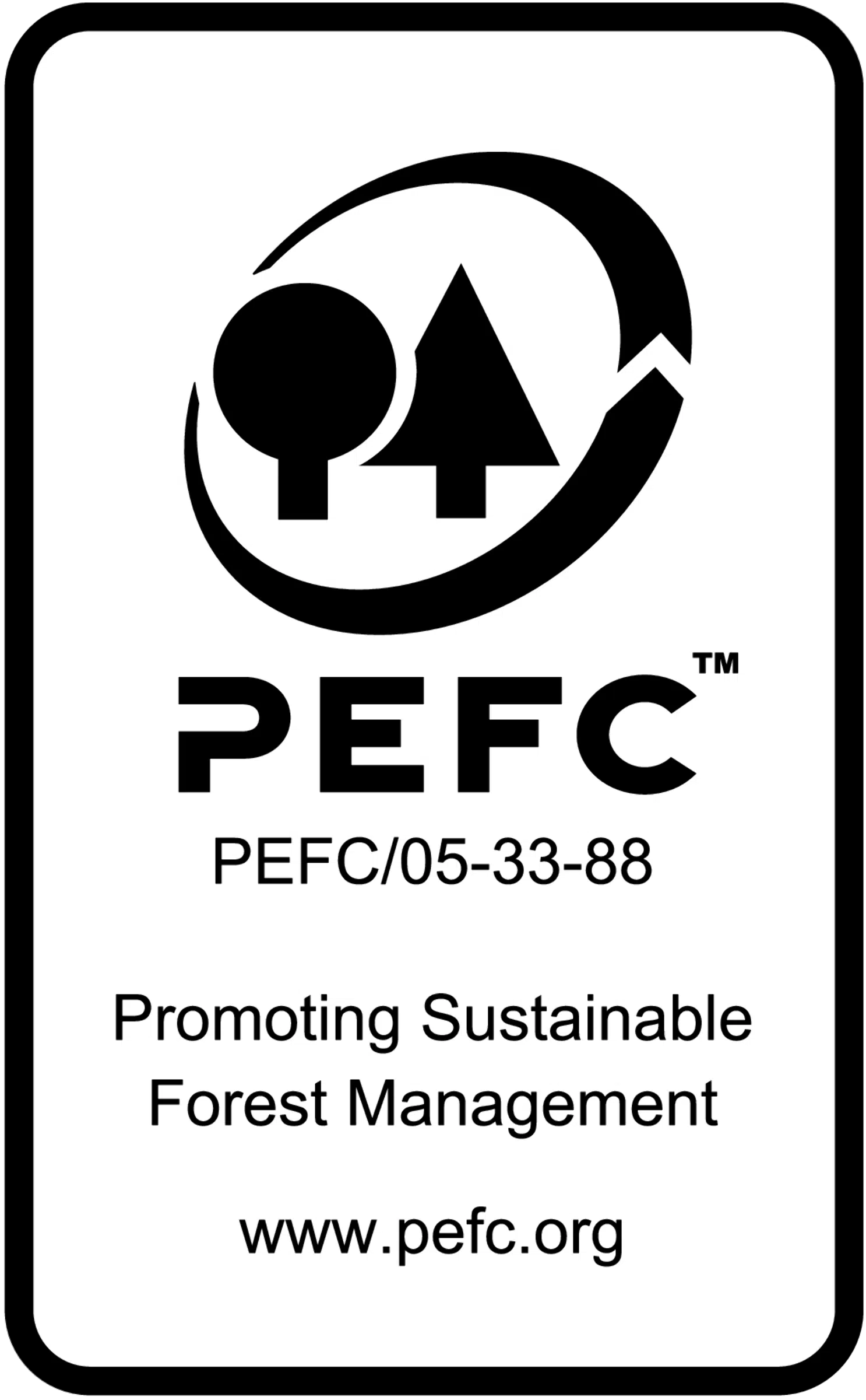 certificate PEFC