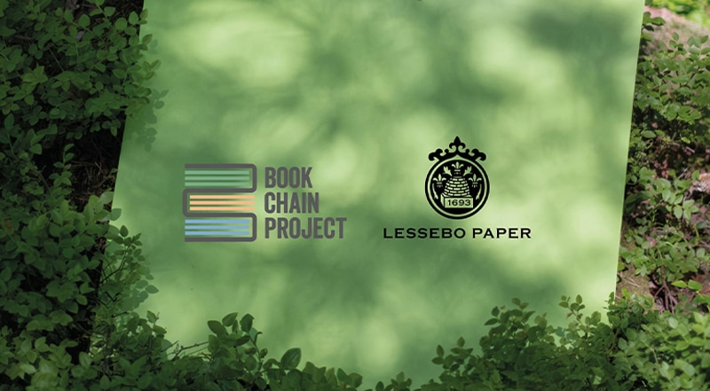 Lessebo Paper is now a contributor to the Book Chain Project, the leading global sustainability initiative for the publishing sector