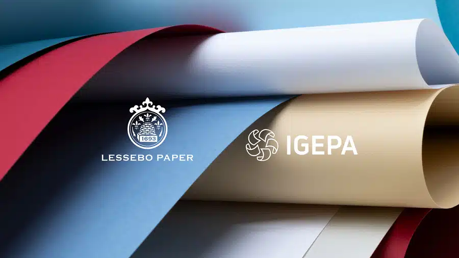 Lessebo Paper Expands Partnership with Igepa Belux to Include Lessebo Colours